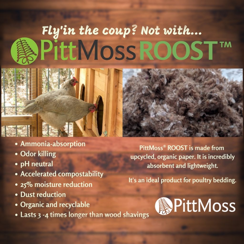 Roost Poultry Bedding PittMoss